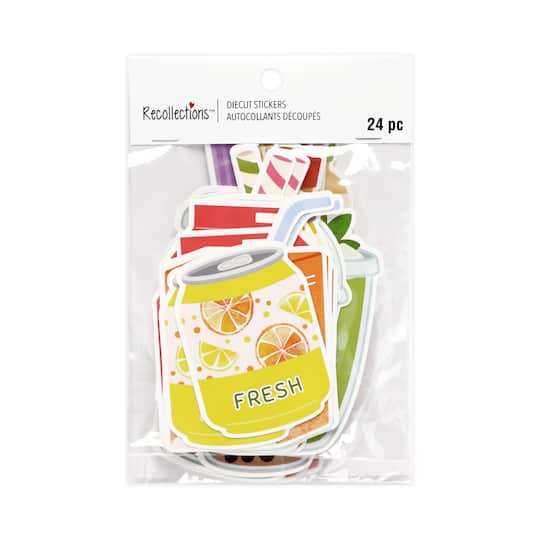 Cute Drink Die Cut Stickers by Recollections™